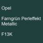 Preview: Opel, Farngrün Perleffekt Metallic, F13K.